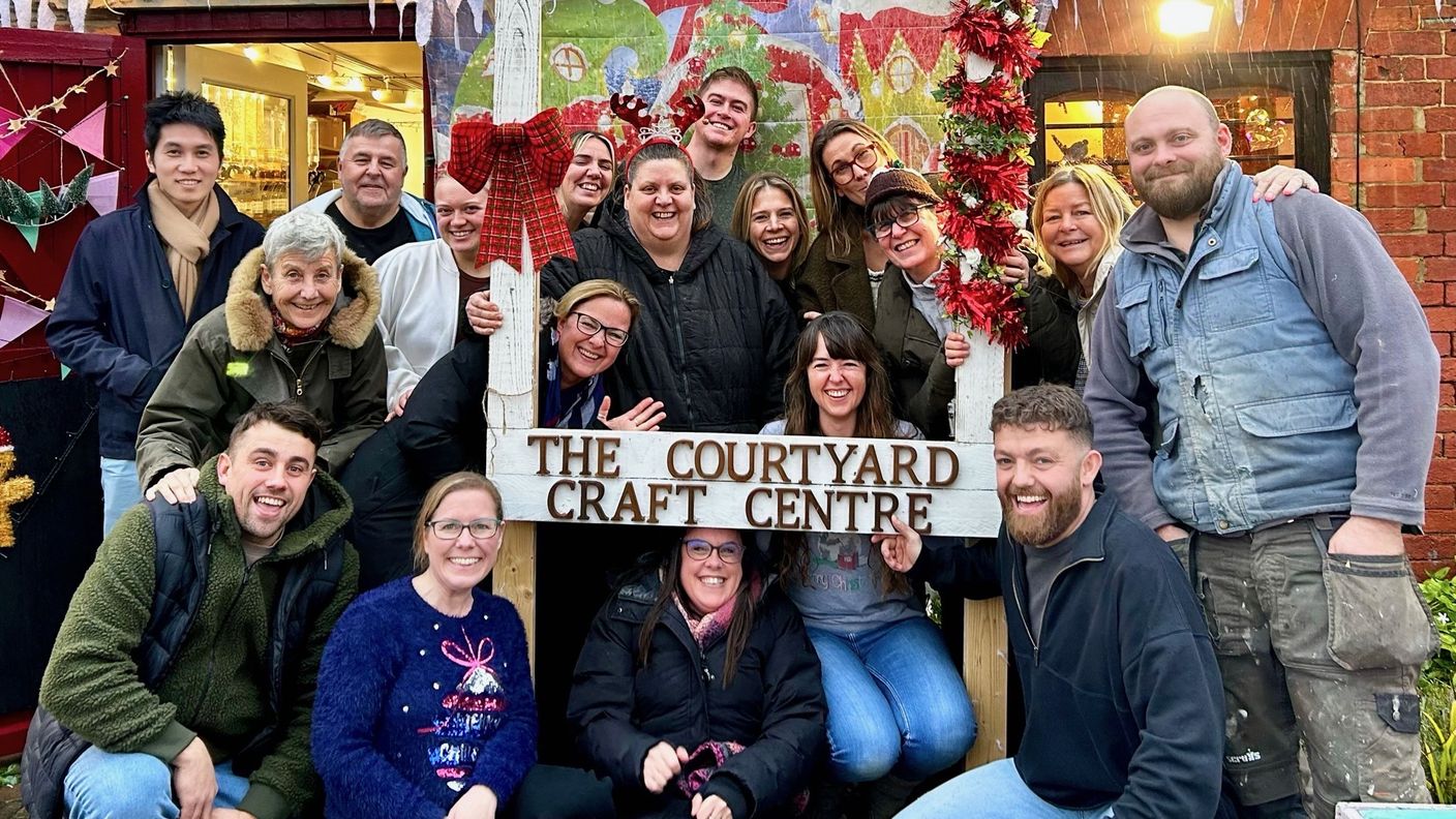 The Courtyard Craft Centre shop owners