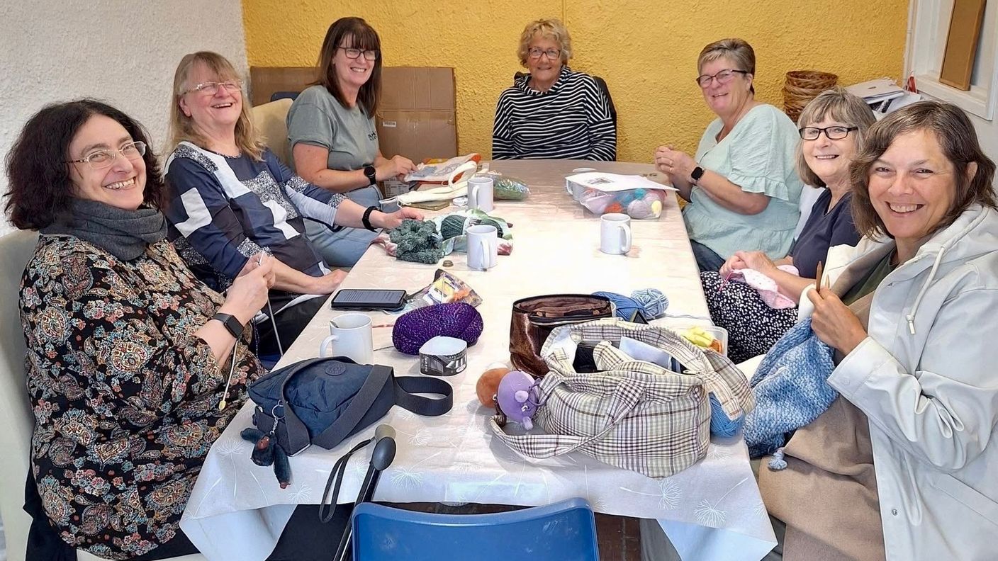 The Craft Room being used by some crafters