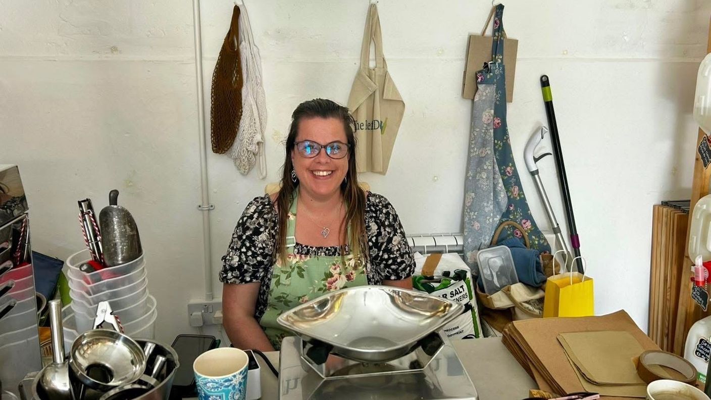 The Refill Den shop owner