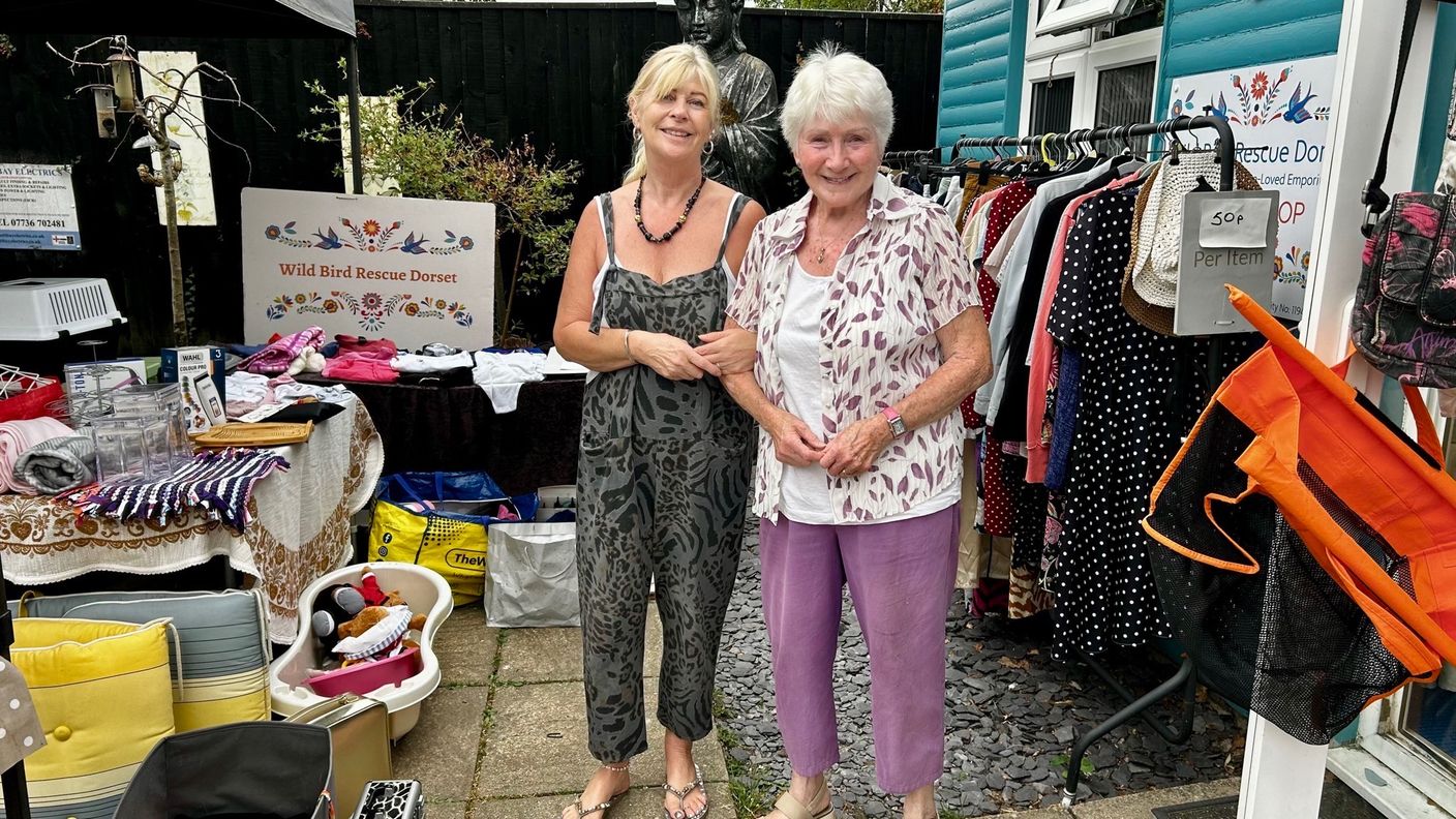 Wild Bird Rescue charity shop staff