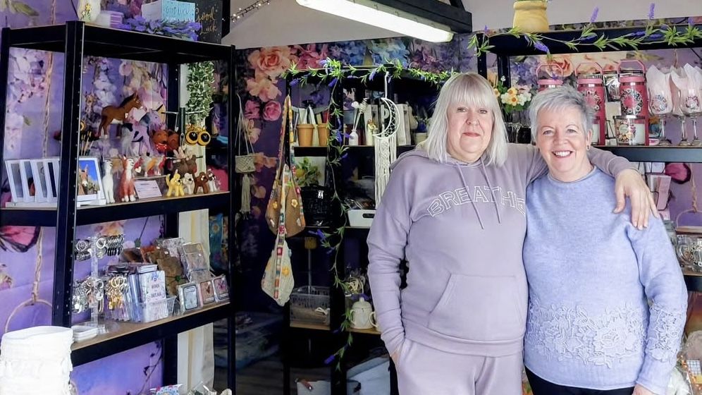 Shop owners, Kat and Anthea